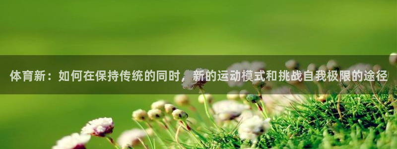 米兰体育官方正版app官网：体育新：如何在保持传统的同时，新